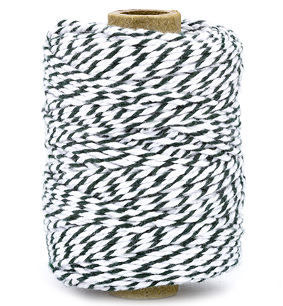 1047.5002.69 - Vivant - Cotton Twine cord, vert foncé - Ficelle en coton