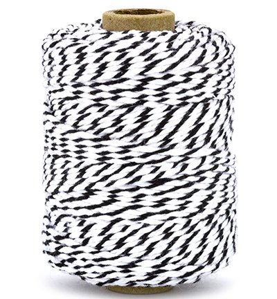 1047.5002.85 - Vivant - Cotton Twine cord, noir - Ficelle en coton