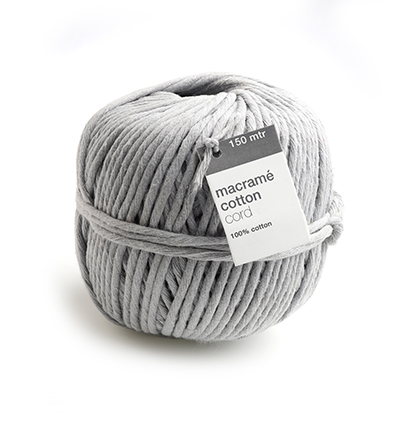 1059.15005.80 - Vivant - Macrame Cotton Cord, Gris - 