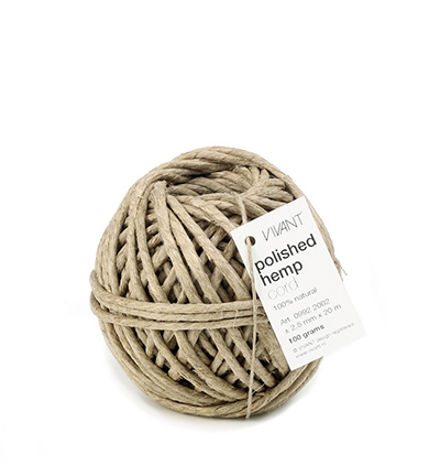 0992.2002.72 - Vivant - Ficelle de chanvre, Beige/naturel - 