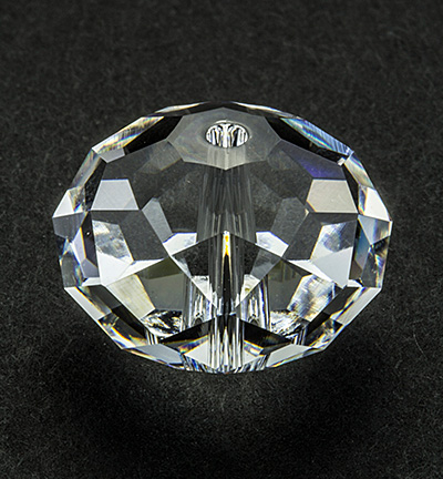 5040 Crystal 18 mm - Swarovski - Cristal - 5040 - Rerle à enfiler (petit trou) - 18mm