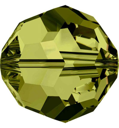 5000 R OLIVINE 8MM - Swarovski - (6) olivine - 5000 - Rond - 8mm