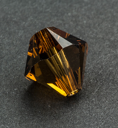 5328-8mm-8pcs - Swarovski - Smoked Topaz - 5328 - 8mm