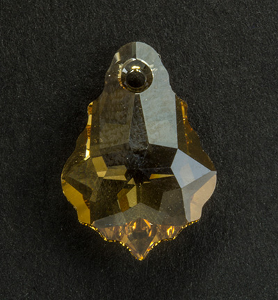 6090 MM16x11 LT C.TO - Swarovski - Light Colorado Topaz - 6090 - Pendentifs barroque - 16 x 11mm