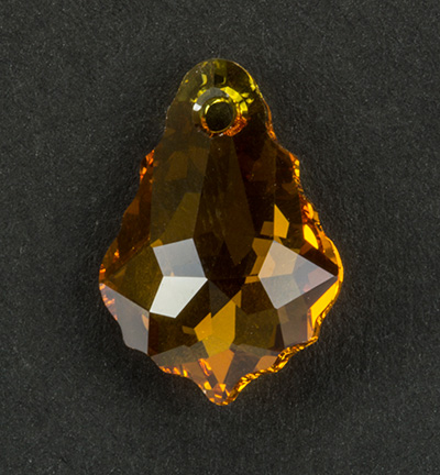 6090 MM16x11 TOPAZ - Swarovski - Topaze - 6090 - Pendentifs barroque - 16 x 11mm