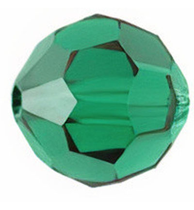5000 8mm Emerald - Swarovski - (6) Emerald - 5000 - Rond - 8mm