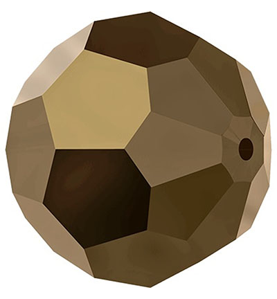 5000 6mm Crystal Dor - Swarovski - (10) Crystal Dorado 2x - 5000 - Rond - 6mm