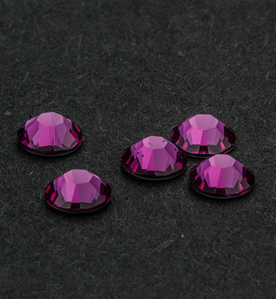 2038-ss16 - Swarovski - Fuchsia - Rond - SS16 - 4mm