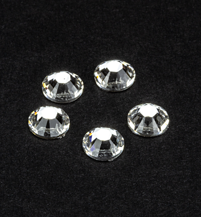2038-ss20-24pcs - Swarovski - HotFix rond Crystal - 