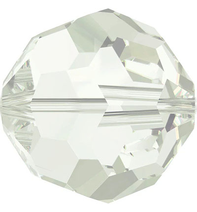 5000 Lt. Grey OP 6mm - Swarovski - (10) Light Grey Opal - 5000 - Rond - 6mm