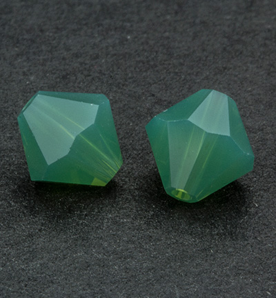 5328-6mm-15pcs - Swarovski - Palace Green Opal - 5328 - 6mm