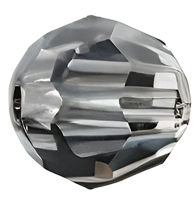 5000 6mm Cr.Silvnigh - Swarovski - (10) Cr.Silvernight - 5000 - Rond - 6mm