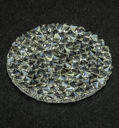 A72010-001 SSHA - Swarovski - Silver Shade, rond, transparent background - 