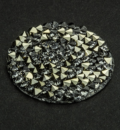 A72010-001 MLGLD - Swarovski - Metallic Light Gold, rond, transparent background - 