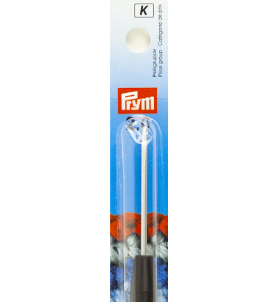 195172 - Prym - Cochet laine manche plast.  ALU argent - 