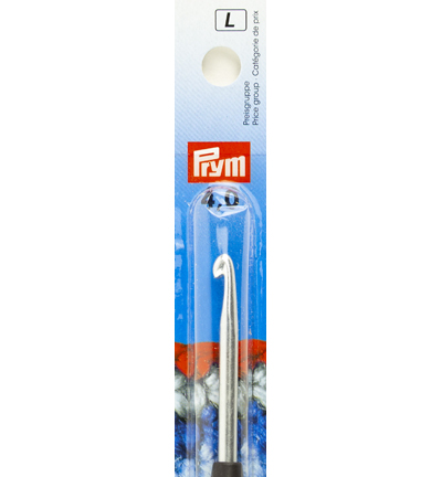 195176 - Prym - Cochet laine manche plast.  ALU argent - 