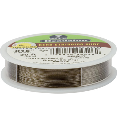 JW02T-0/48 - Kippers - Fil de métal souple, argent - Fils de métal