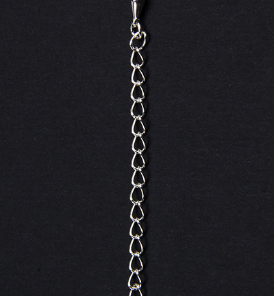 324B-011 - Kippers - (5) argent clair - Rallonges pour chaîne