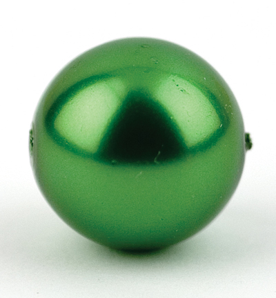 G 1559 - Kippers - (30) Perles Fines Rondes, 10mm, vert - 