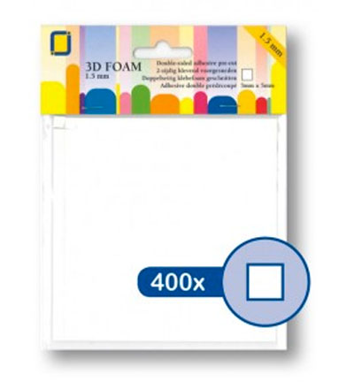 3.3115 - JeJe - 3D Foampads Squares - Carrés de mousse