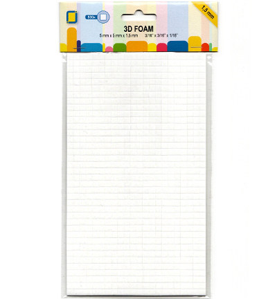 3.3094 - JeJe - 3D Foampads Squares XL - Carrés de mousse