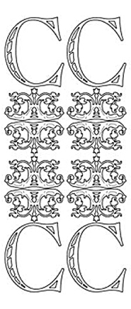 223901 S/S - JeJe - Argent - Planches stickers 223901 S/S - JeJe - Argent - Planches stickers