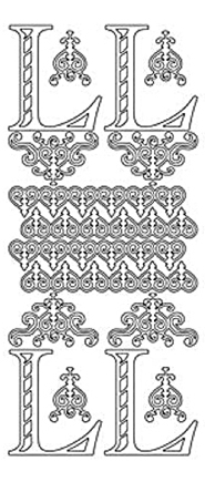 224801 S/S - JeJe - Argent - Planches stickers 224801 S/S - JeJe - Argent - Planches stickers