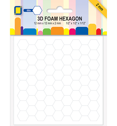3.2882 - JeJe - 3D Foam Hexagon 2mm - 