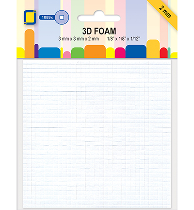 3.3096 - JeJe - 3D Foam Dots Mini Squares - Carrés de mousse