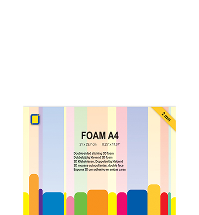 3.3238 - JeJe - 3D Foam A4 - Feuilles de mousse 