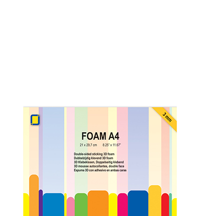 3.3239 - JeJe - 3D Foam A4 - Feuilles de mousse 