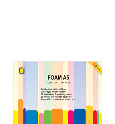 3.3243 - JeJe - 3D Foam A5 - Feuilles de mousse 