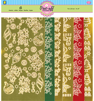 3.9901 - JeJe - Christmas - Peel-off Stickersets 6-pack