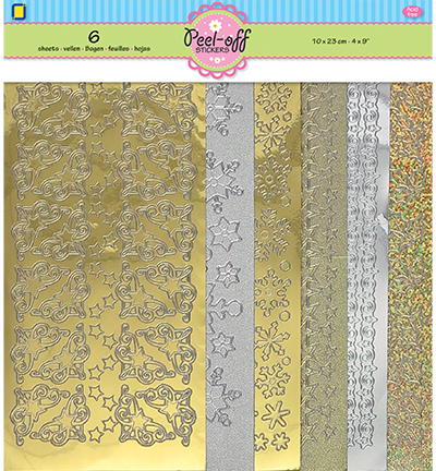 3.9910 - JeJe - Stars & Snowflakes - Sets peel-off & multipacks