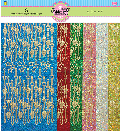 3.9997 - JeJe - Diamond Borders - Sets peel-off & multipacks