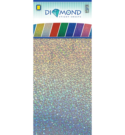 3.0521 - JeJe - Diamond Sticky Sheets, Silver - Autres Marij Rahder