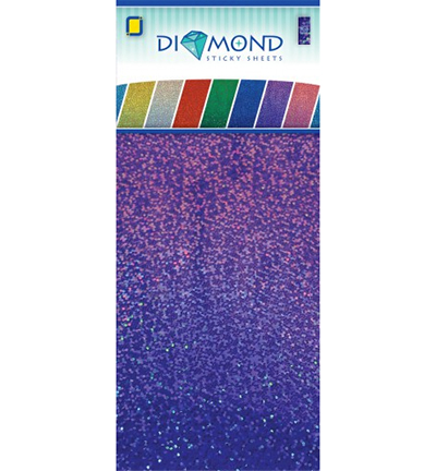 3.0525 - JeJe - Diamond Sticky Sheets, Purple - Autres Marij Rahder