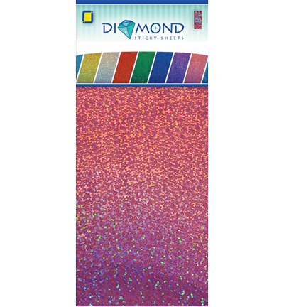 3.0526 - JeJe - Diamond Sticky Sheets, Roze - Autres Marij Rahder