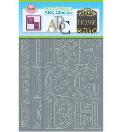 3.9501 - JeJe - ABC Classic Silver - Sets peel-off & multipacks