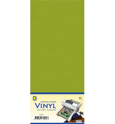 3.0558 - JeJe - Mirror Vinyl, Leaf Green - Vinyle, folie & laminats 3.0558 - JeJe - Mirror Vinyl, Leaf Green - Vinyle, folie & laminats