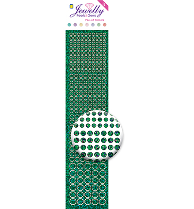 3.8048 - JeJe - Dots, Diamond Green - Jewelly 3.8048 - JeJe - Dots, Diamond Green - Jewelly