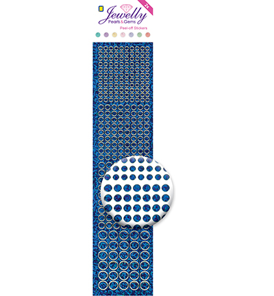 3.8049 - JeJe - Dots, Diamond Blue - Jewelly 3.8049 - JeJe - Dots, Diamond Blue - Jewelly
