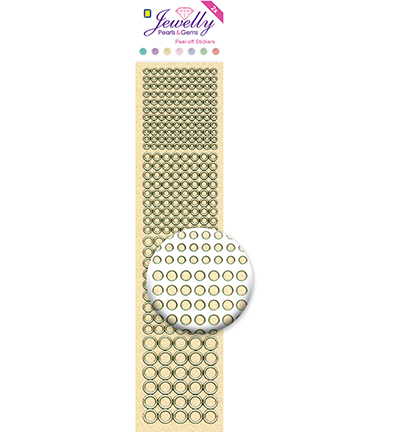 3.8055 - JeJe - Dots, Glitter Transparant Yellow - Jewelly 3.8055 - JeJe - Dots, Glitter Transparant Yellow - Jewelly