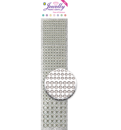 3.8064 - JeJe - Dots, Pearl Silver - Jewelly 3.8064 - JeJe - Dots, Pearl Silver - Jewelly