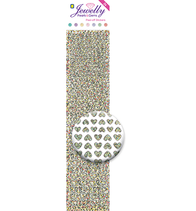3.8070 - JeJe - Hearts, Diamond Silver - Jewelly 3.8070 - JeJe - Hearts, Diamond Silver - Jewelly