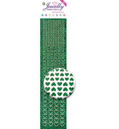 3.8072 - JeJe - Hearts, Diamond Green - Jewelly 3.8072 - JeJe - Hearts, Diamond Green - Jewelly