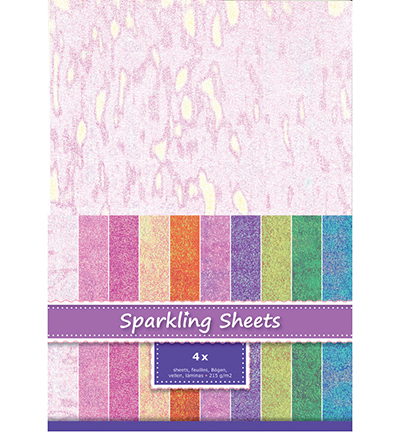 8.6950 - JeJe - Sparkling Sheets Seashell - Sparkling Paper