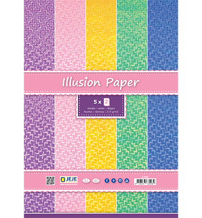 8.7020 - JeJe - Illusion Paper A4, Assorti - 