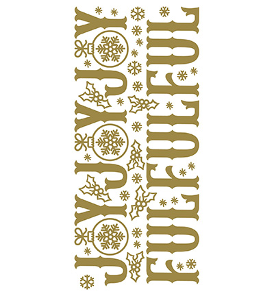 571300 G/G - JeJe - 10 Stickers Gold/Gold, Joyful - 