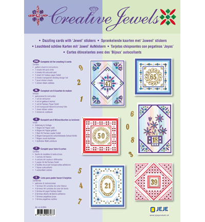 6.2004 - JeJe - Anniversaire, 6 cartes - Kits de cartes